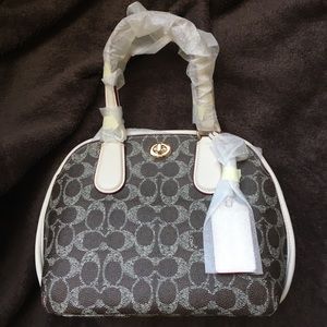 Coach shoulder bag COACH 35159 LIDRY Brown Cream